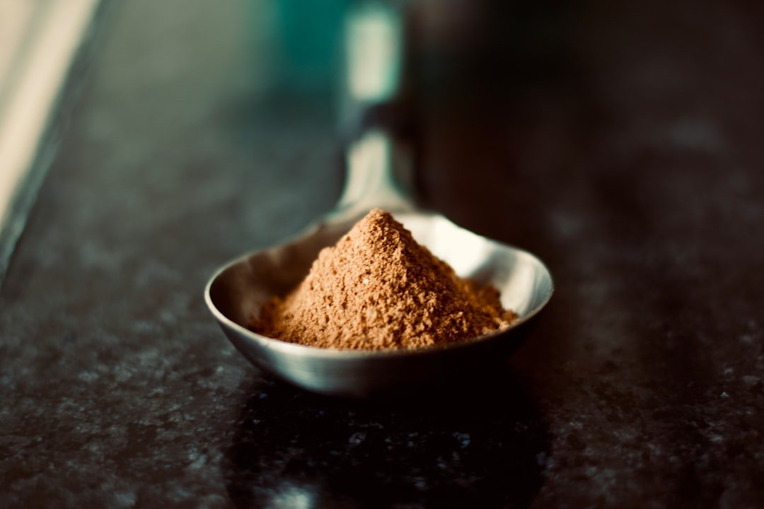 Photo cocoa powder