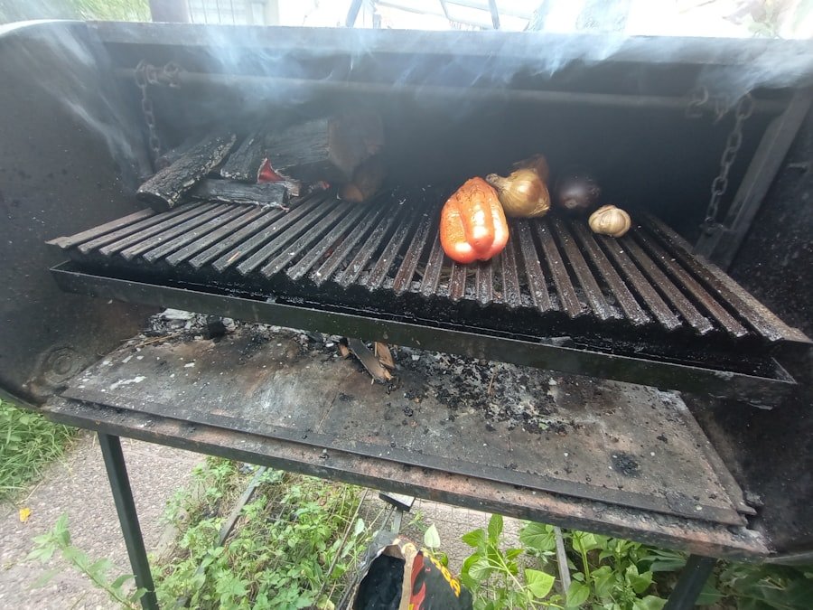 Photo cook burger on foreman grill