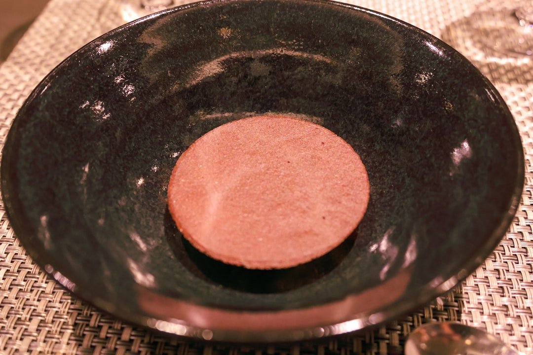 Photo organic cocoa powder