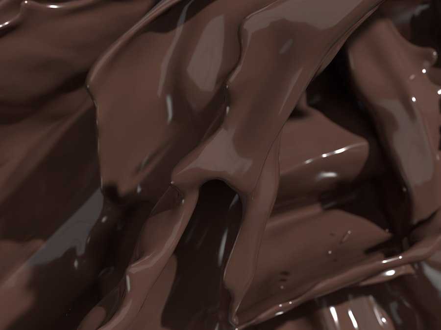 Photo modeling chocolate recipe