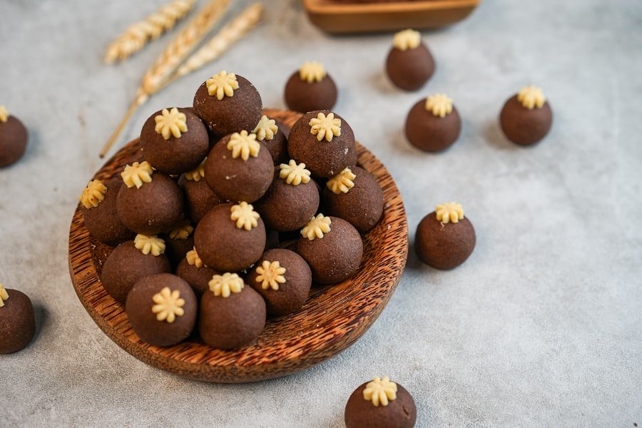 Photo chocolate clusters