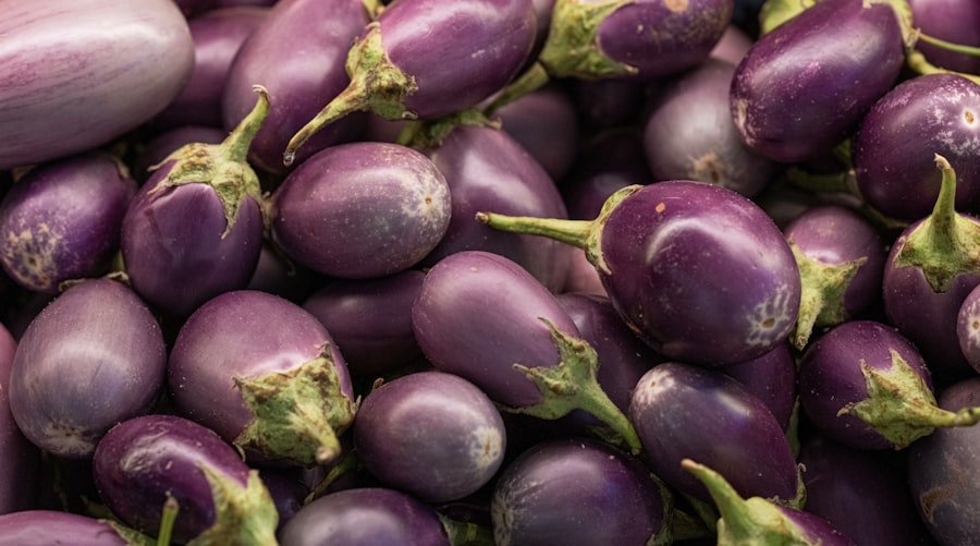 Photo purple potatoes
