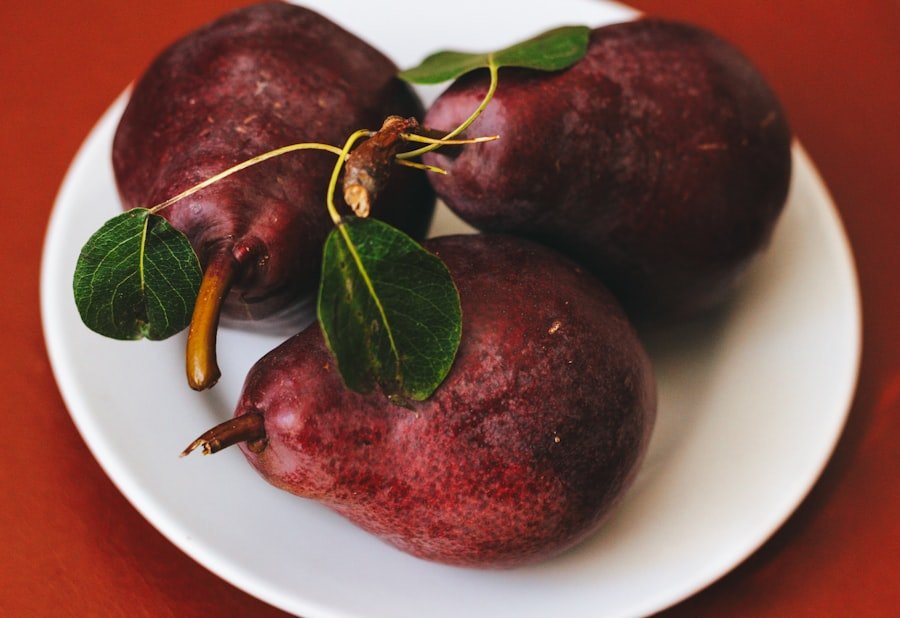 Photo purple potatoes
