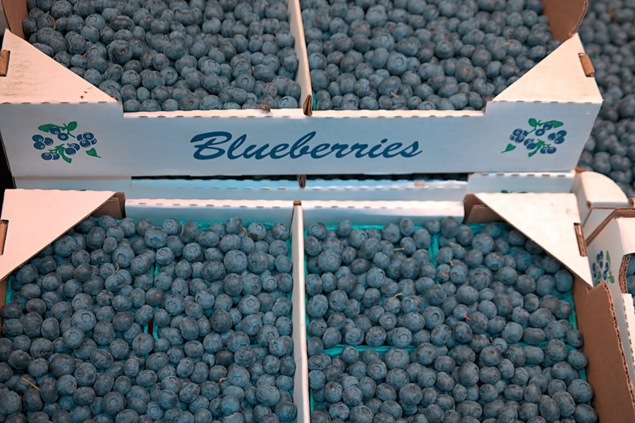 Photo blue potato seeds