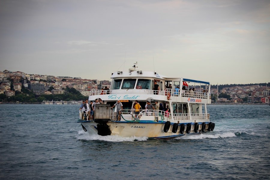 Passenger ferry pier in Istanbul