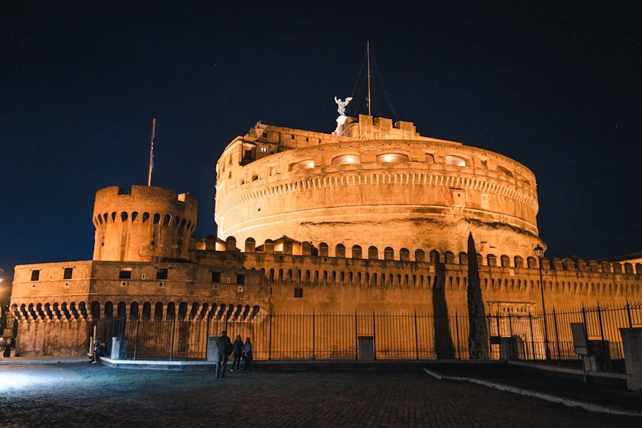 Photo rome safe at night