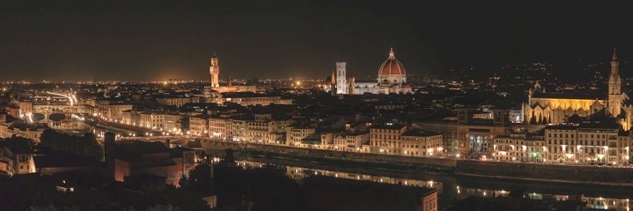 Photo florence safe at night