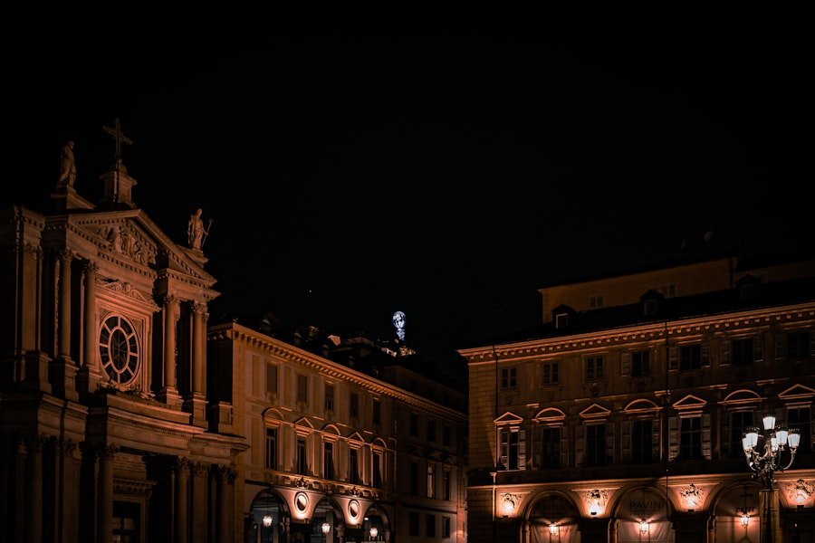 Photo bologna safe at night