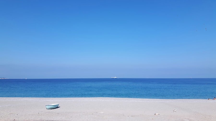 Photo blue flag beaches Italy