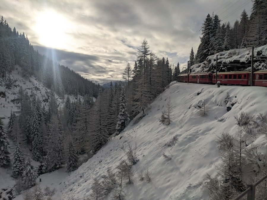winter scenic trains Switzerland