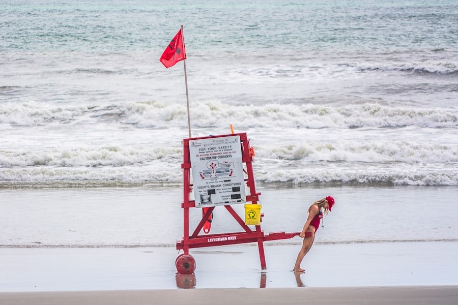 beach flag warning system