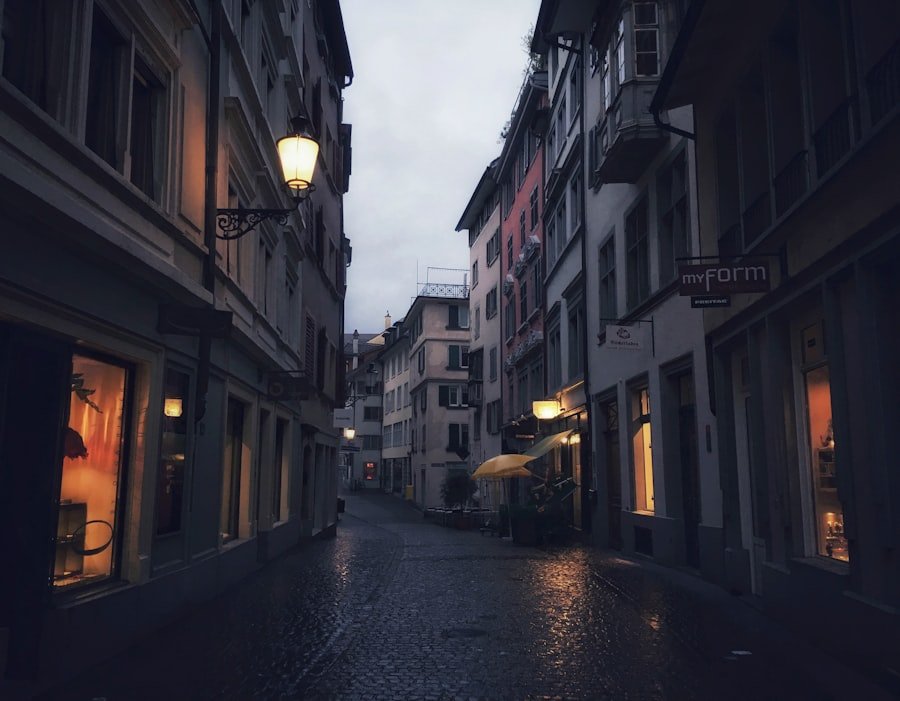 Zurich when it rains