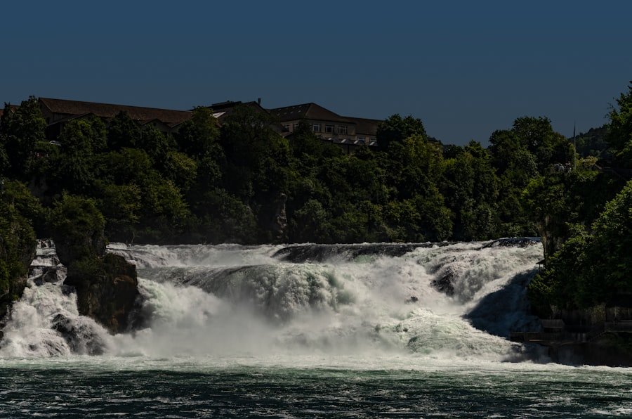 Approach path and entrance area at Trümmelbach Falls (illustrative)