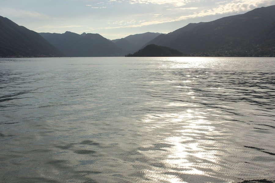 Photo swimming Lake Thun