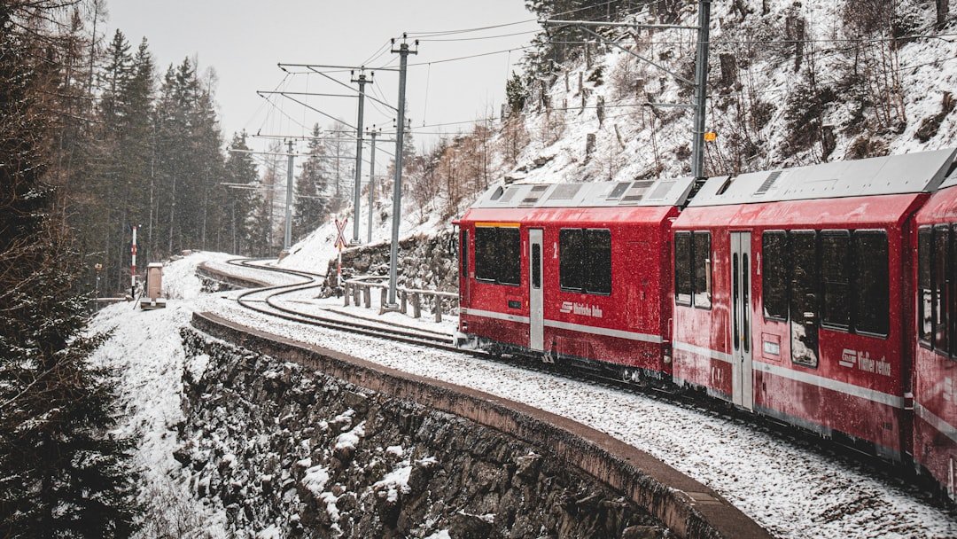 Photo Swiss train timetables