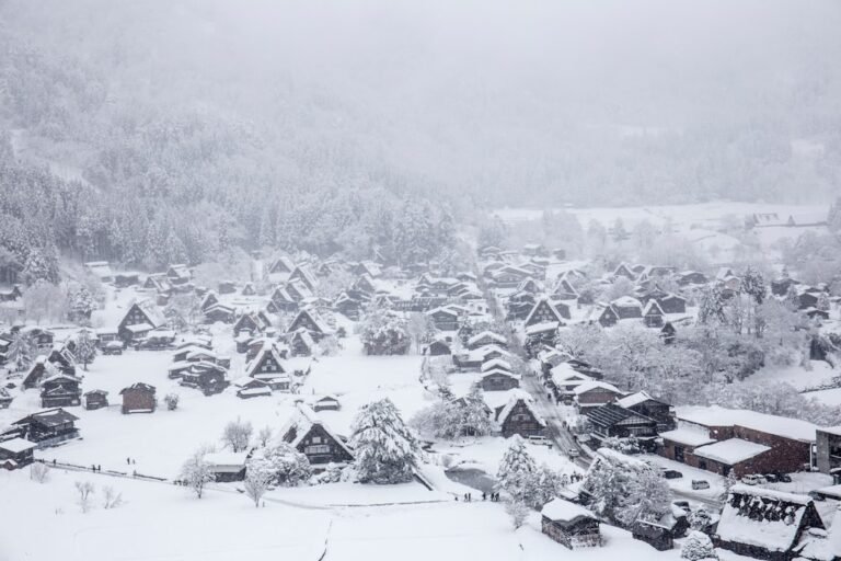 Photo Switzerland winter snow villages