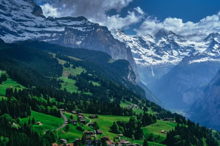 Photo Switzerland in January travel