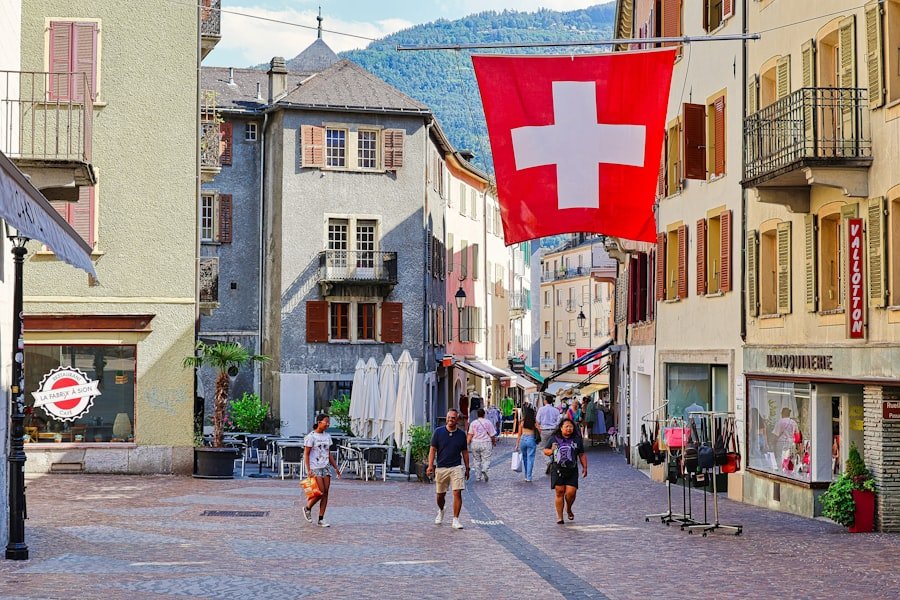 Photo Switzerland in August travel