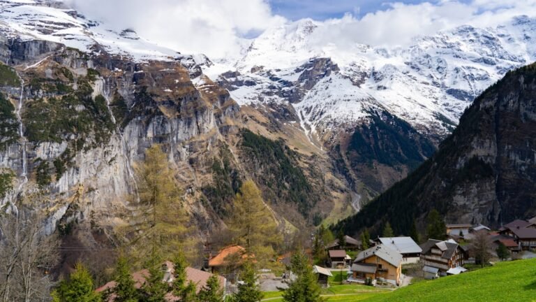 Photo Switzerland in April travel
