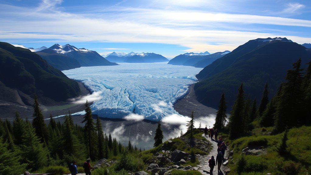 mendenhall glacier hiking trails