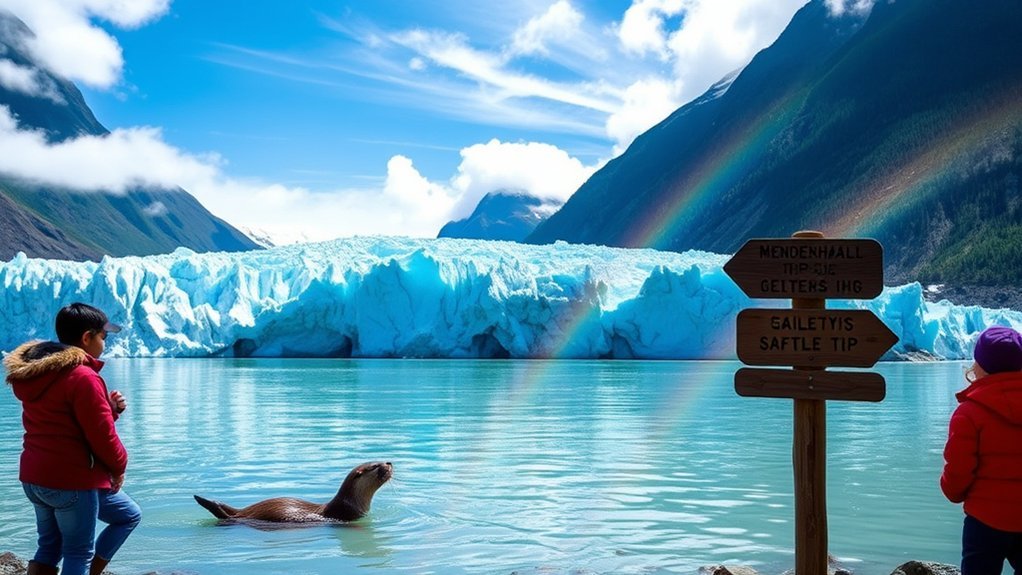 mendenhall glacier wildlife viewing