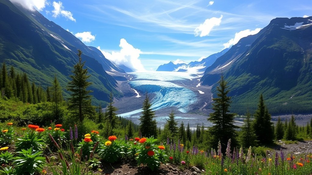 scenic trails at exit glacier