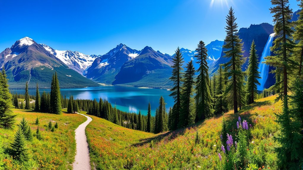 scenic trails in wilderness