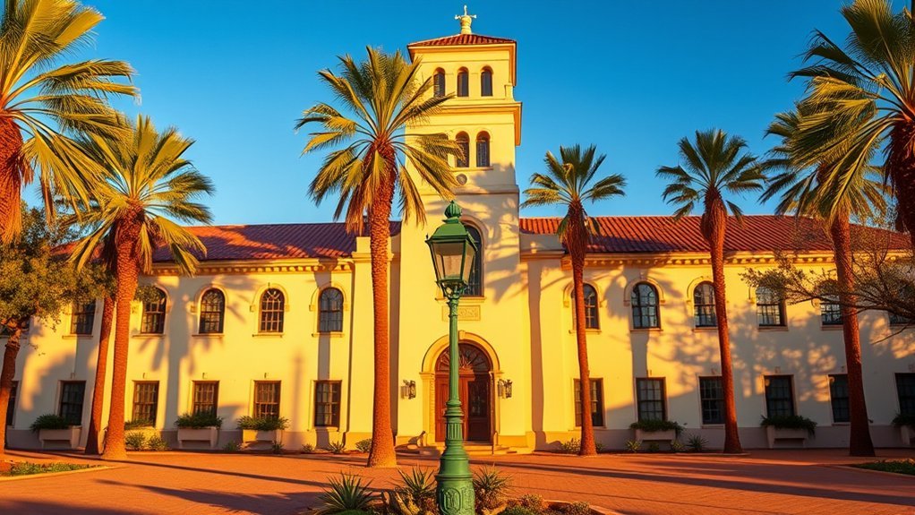 1920s mediterranean courthouse exhibits