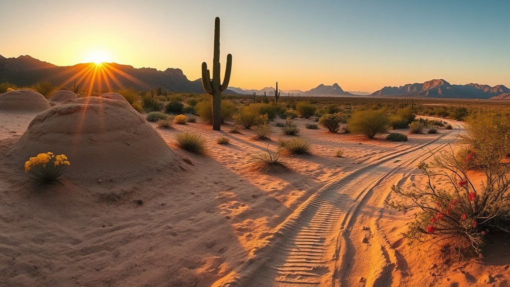 ancient engineered desert farming systems