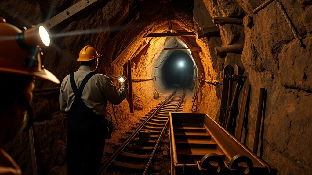 authentic guided underground mine tour