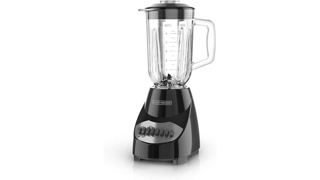 black decker glass jar blender