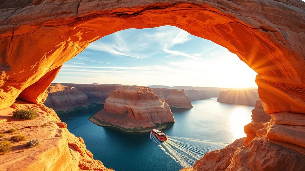 boat or hike sacred arch