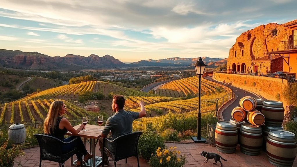 boutique wineries scenic tasting patios
