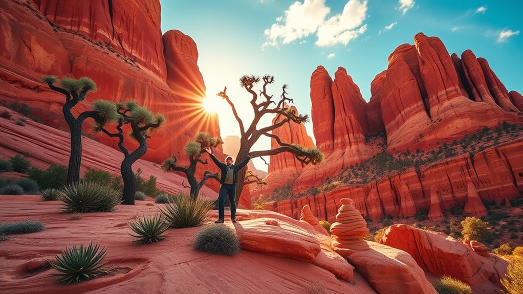 breathe into sedona vortex stillness