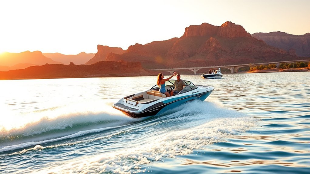 calm flats to wake churned