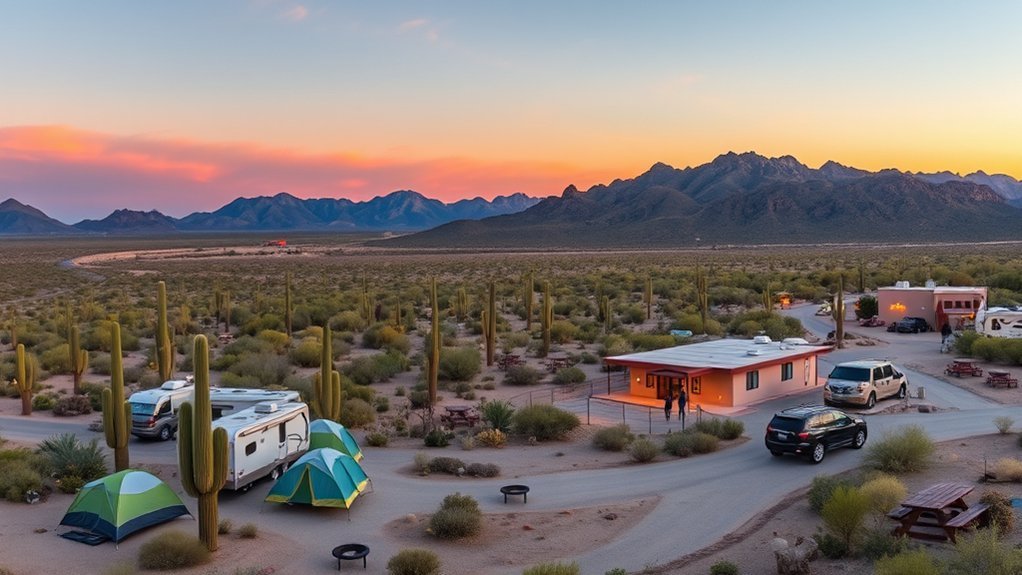 camping and lodging options