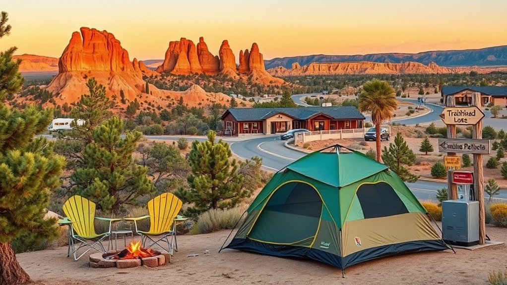 camping options and logistics