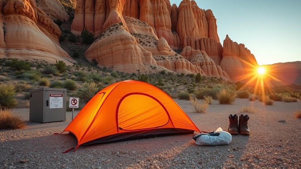 camping permits and practices