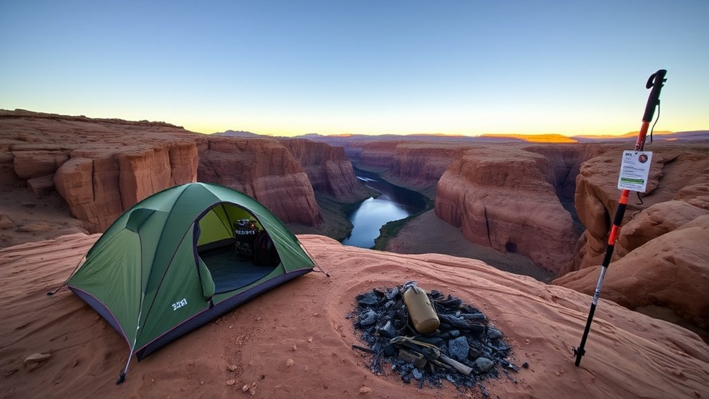 campsite rules and fees