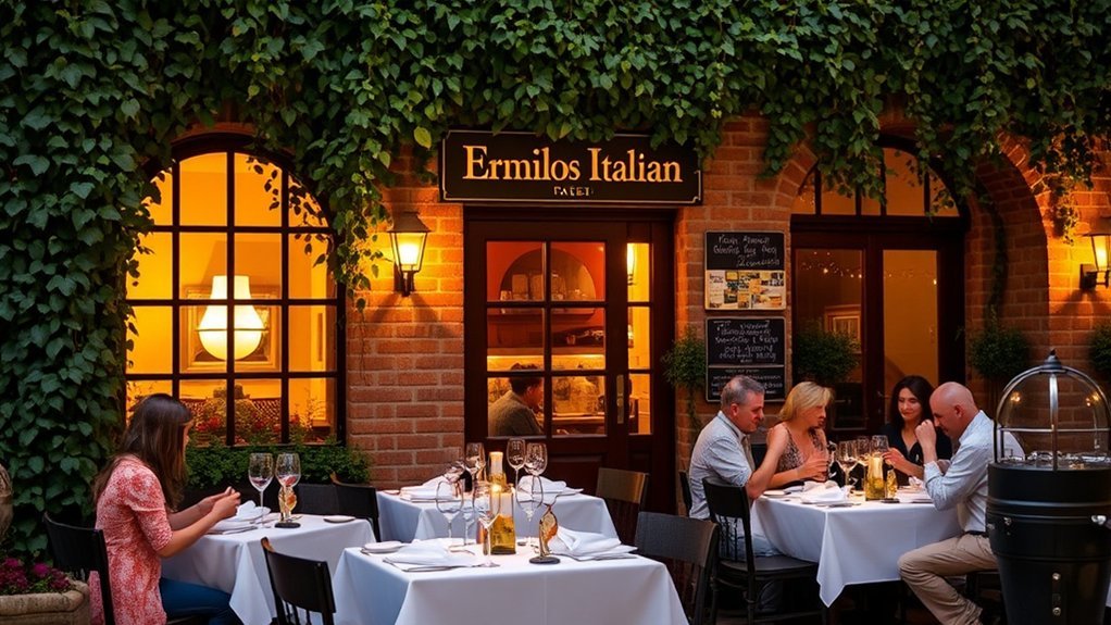 charming homey italian dining