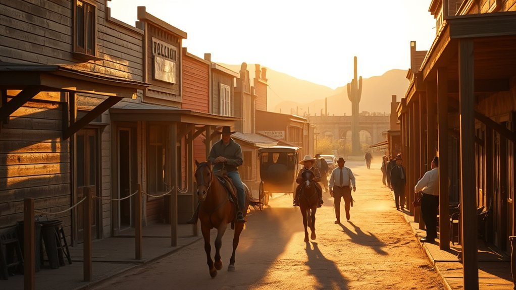 classic wild west film sets