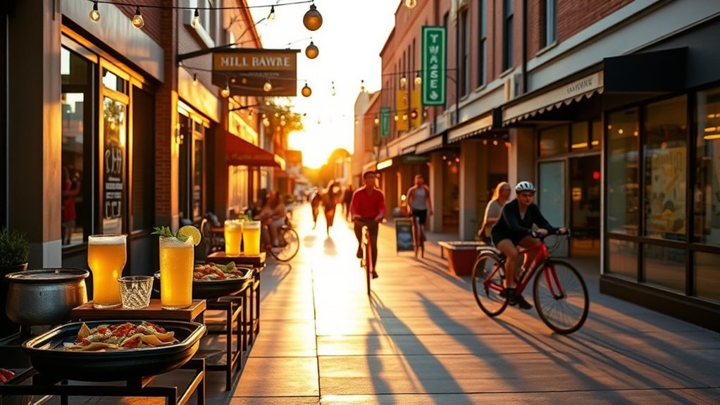 college town artisan food crawl