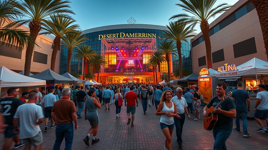 concerts accessibility parking nearby shopping