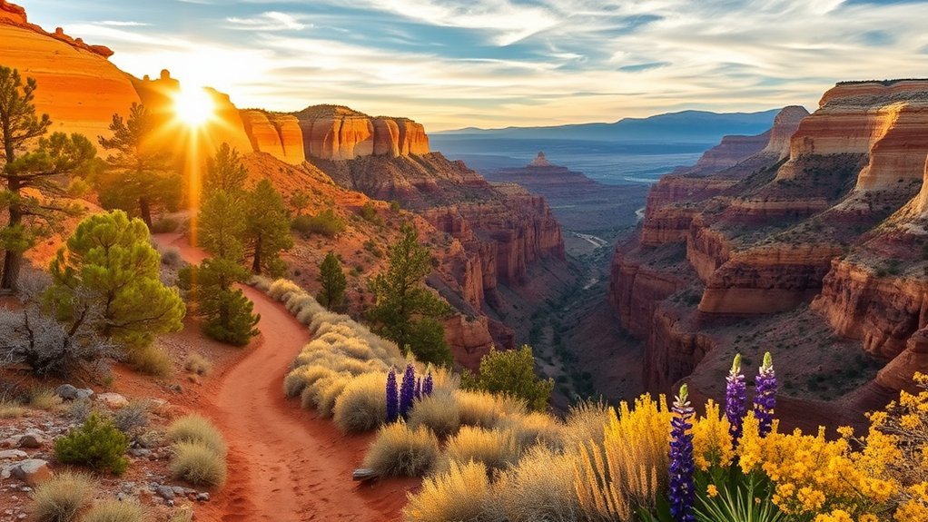 cool shaded creek canyon