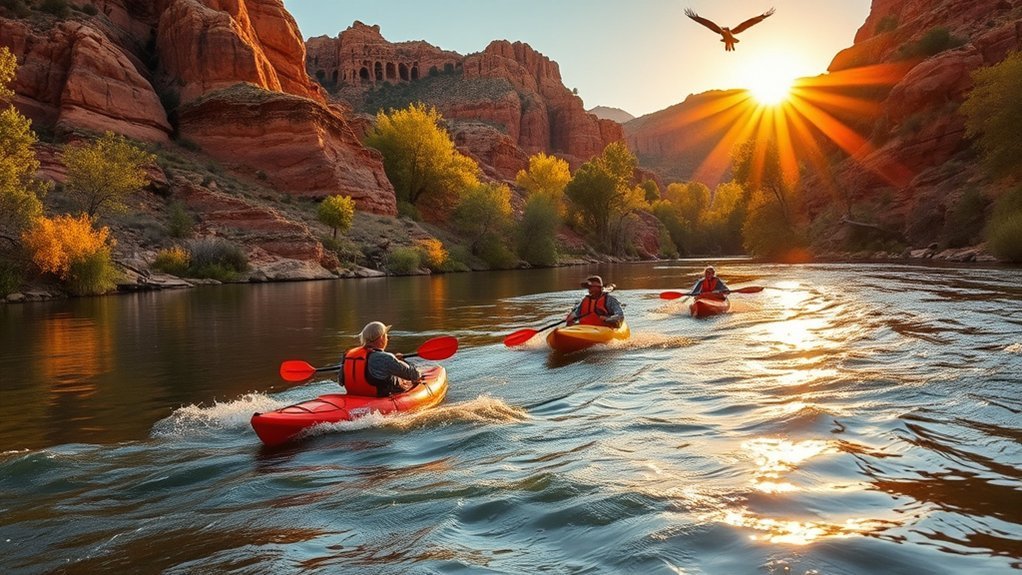 cottonwood shaded verde river float