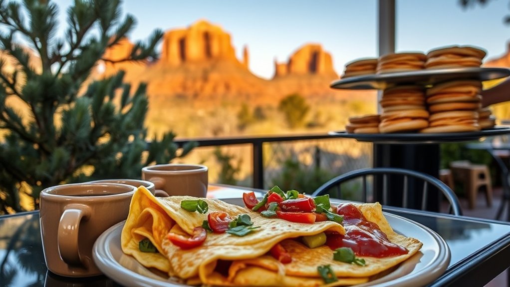 creative omelettes cozy atmosphere
