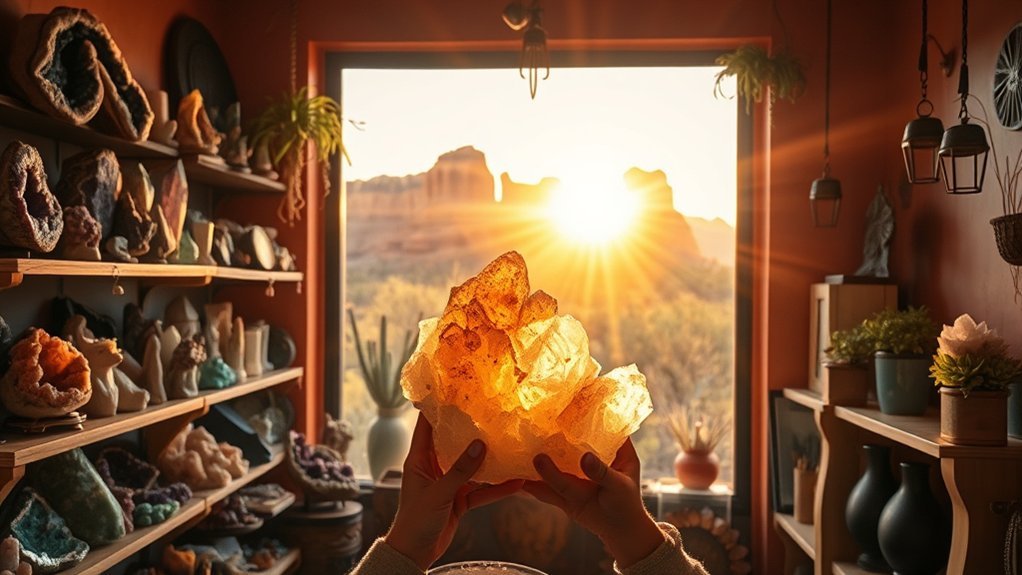 crystal boutiques and healing