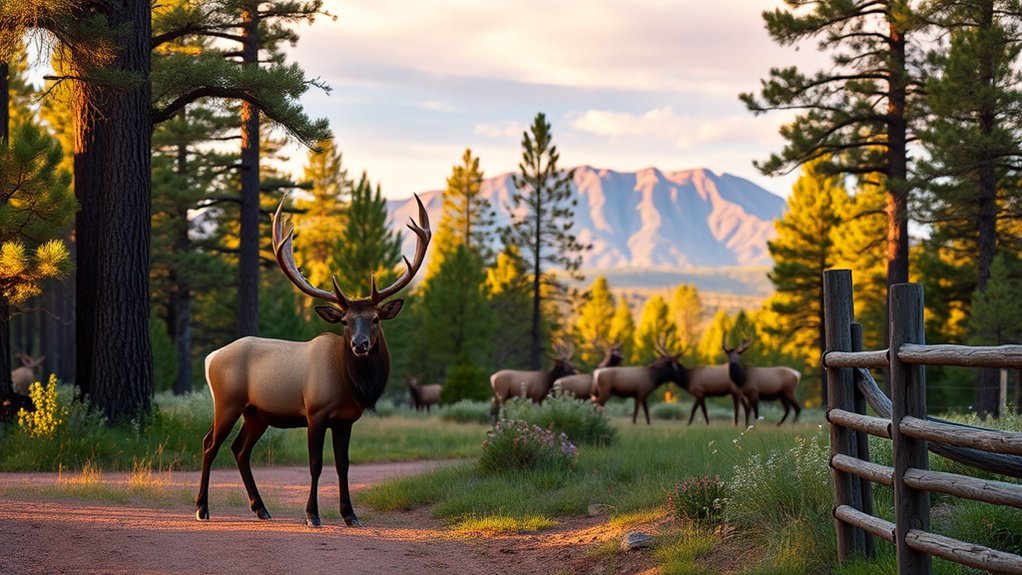 dawn and dusk elk viewing