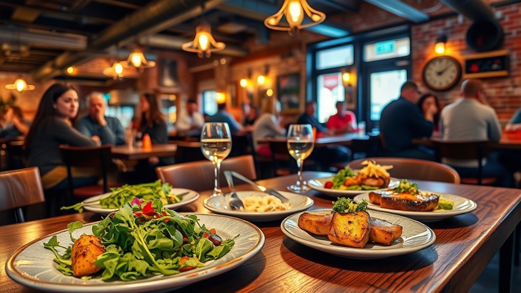 delicious lunch charming atmosphere