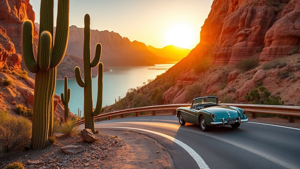 desert cliffs lake history